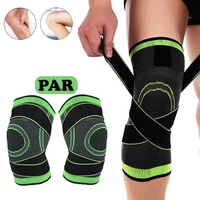 Kit 2 Joelheira Compressão Articulada Proteção Ortopédica