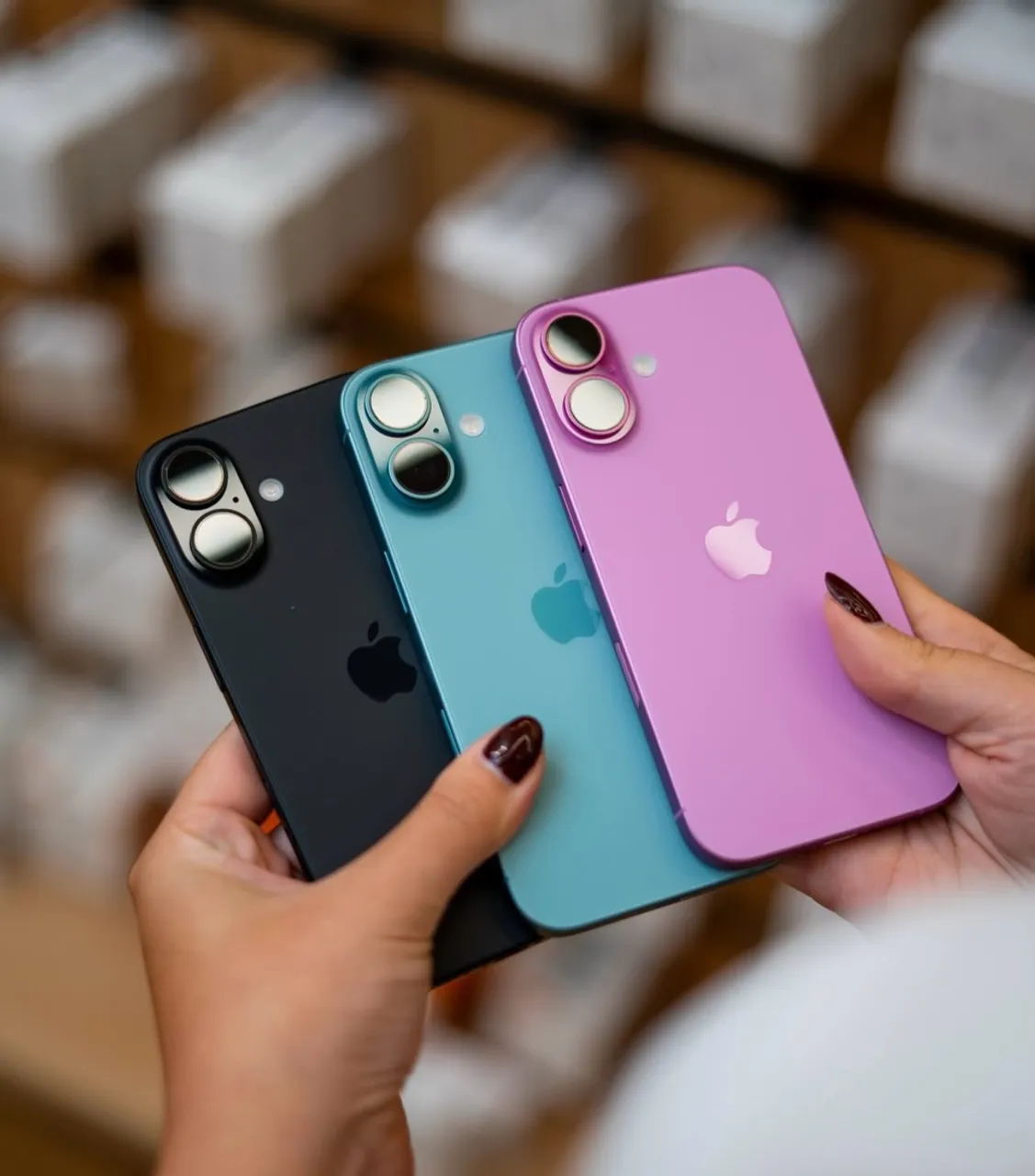 iPhone 16 256 Anatel Preto e Azul