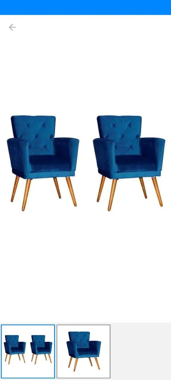 Vendo 2 poltronas 