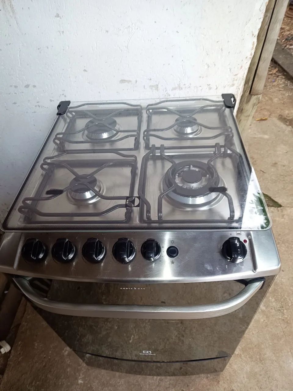Fogão Electrolux 4 Bocas com Mesa de Vidro semi-novo funcionando perfeitamente bem  - Foto 5