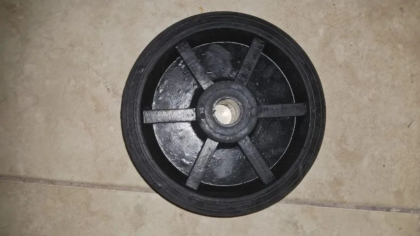 Par de rodas 7/8 para carrinhos de carga - Foto 2