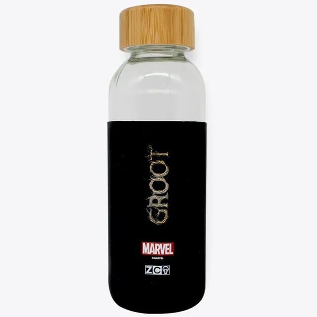 Garrafa Eco Groot  Guardiões da Galáxia Marvel Vidro 450ml - Foto 4