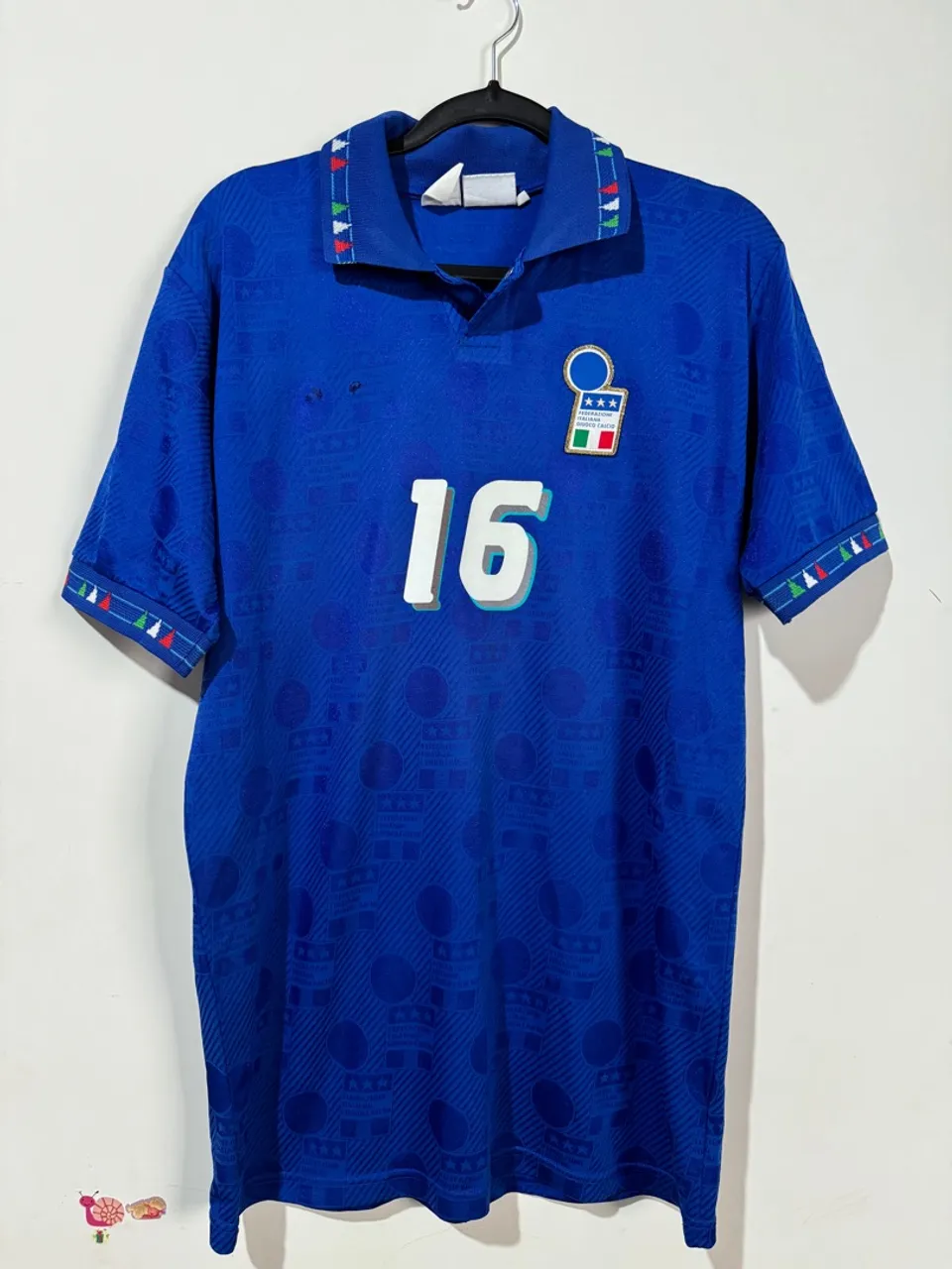 Camisa Itália Copa do Mundo 1994 Donadoni 16
