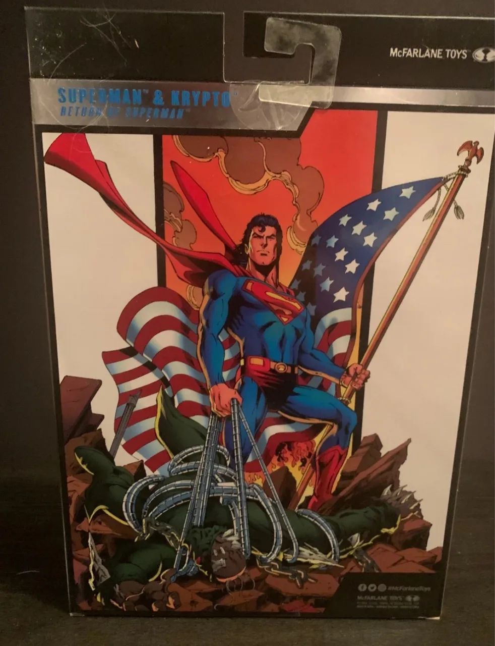 Action figure Superman e krypto Mcfarlane Dc comics  - Foto 2