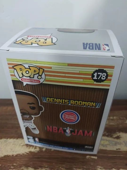 Funko Pop Dennis Rodman 5.000 pçs Nba Jam 178 - Foto 3