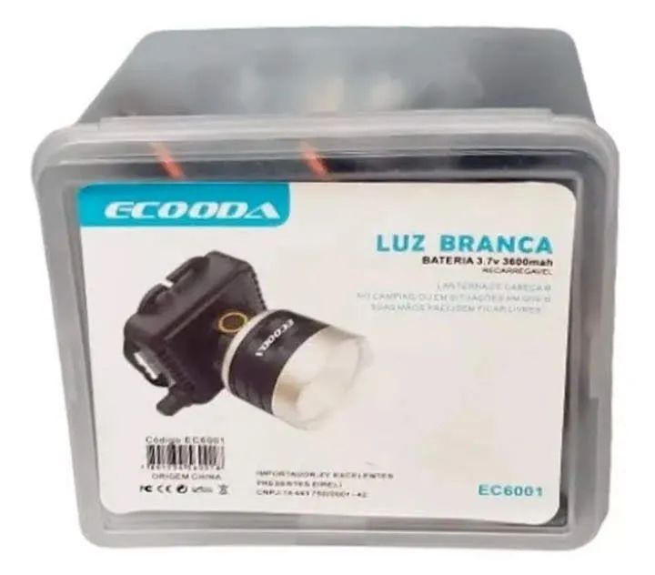 LANTERNA DE CABEÇA ECOODA - Foto 3