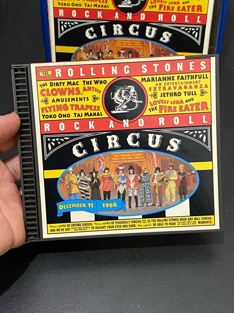 Cd Box Rolling Stones Circus 1968 Raridade / Com Livreto Versão Anos 90