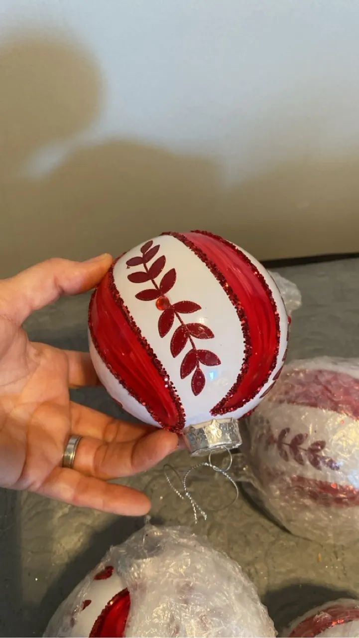 Bolas em vidro enfeitadas 64310422656897120