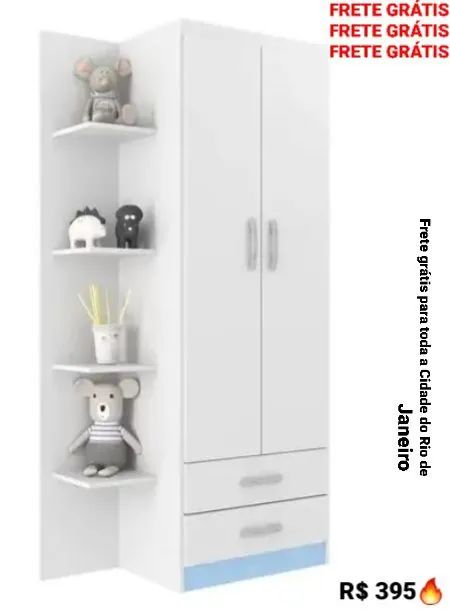 Roupeiro Infantil com FRETE GRÁTIS: Acaba não, MUNDÃO!!! - Foto 2