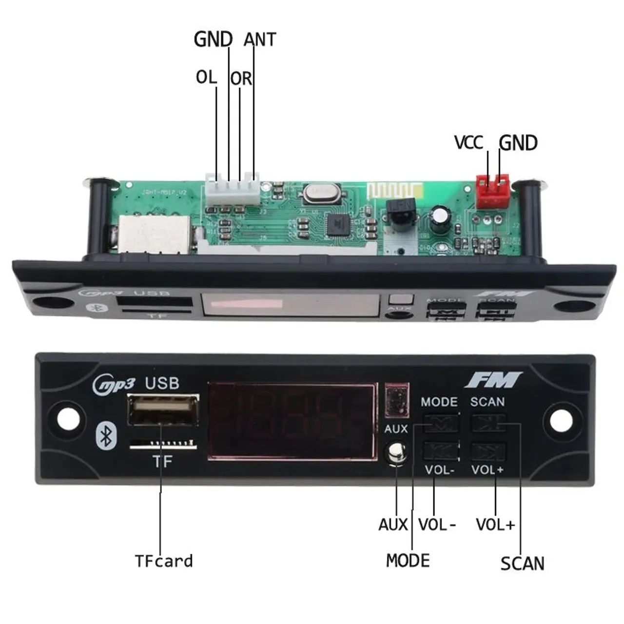 Bluetooth MP3 Decoder Board with Remote Control64318189812098123