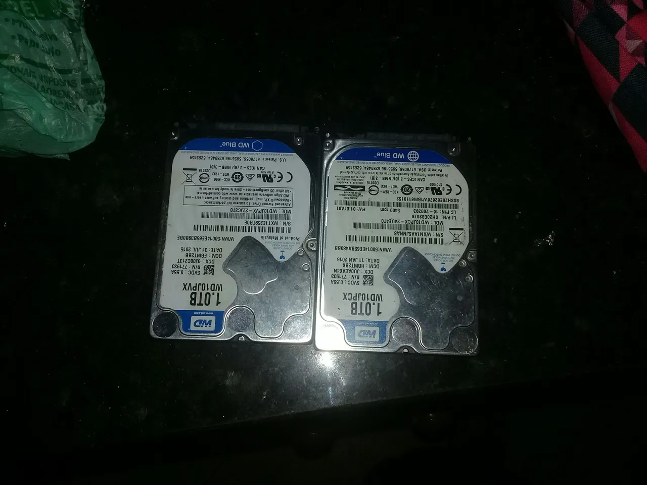 HDs 1TB WD Blue WD10JPCX e WD10JPVX