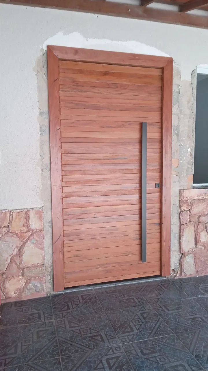 Porta pivotante completa e instalada   - Foto 3