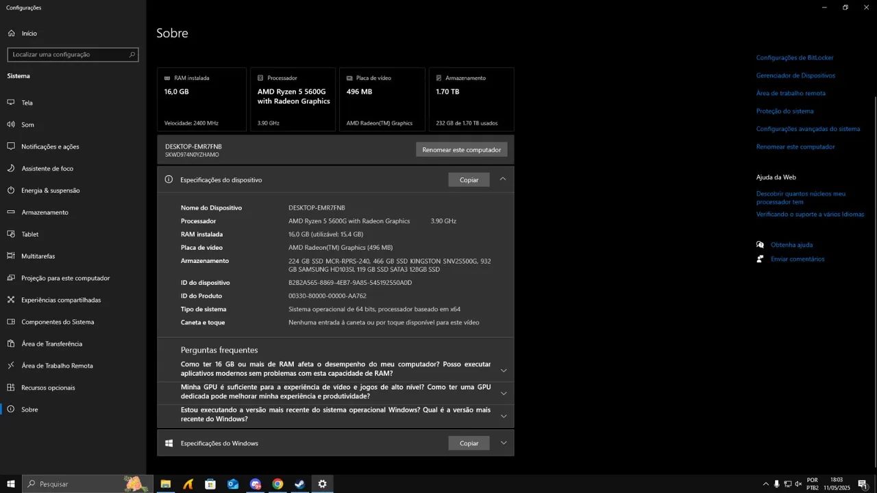 Pc Ryzen 5 5600G, 16gb de ram  - Foto 2