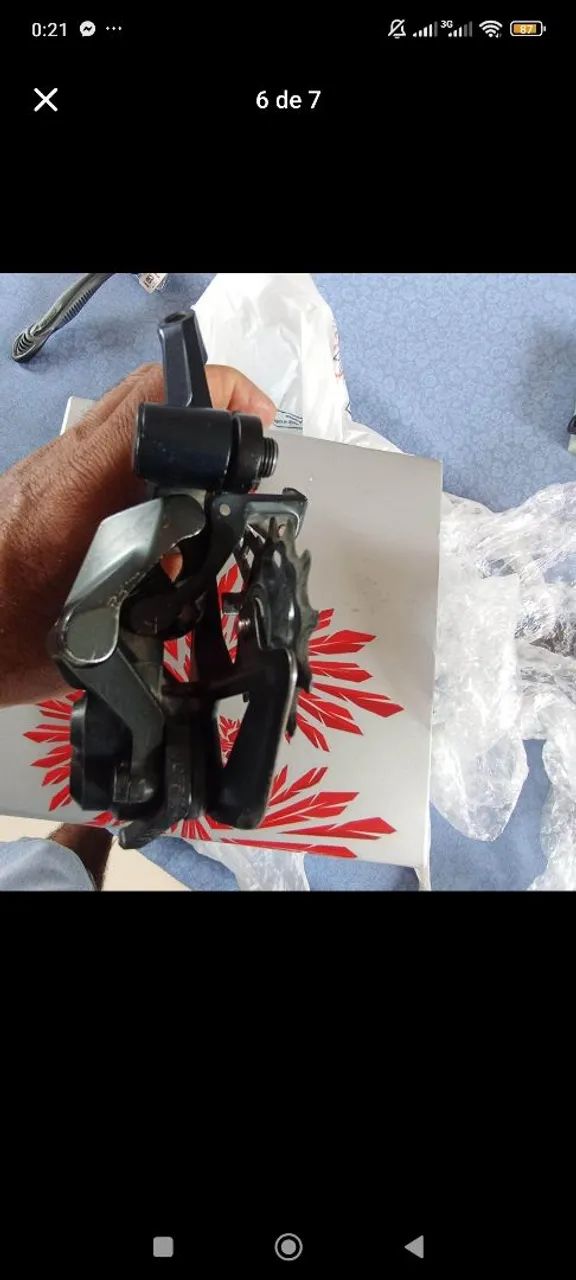 Câmbio e passador SLX 12v bike  - Foto 3