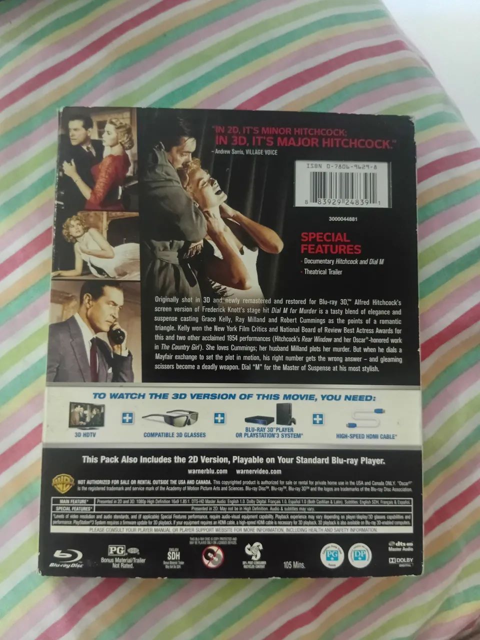 Disque M Para Matar blu-ray - Foto 2