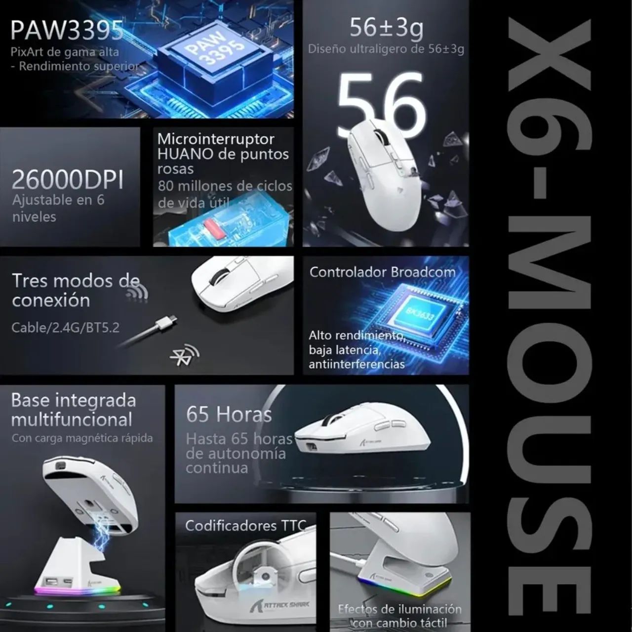 Mouse atk x6 - Foto 3