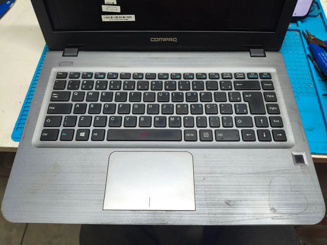 Carcaça Compaq Cq17 - 62rpnk41a10-4001 - 14 Polegadas Preto - Foto 2