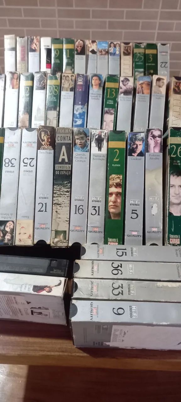 Fitas de vídeo cassete