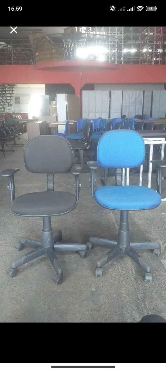 Cadeira giratória com braço digitador - Foto 2