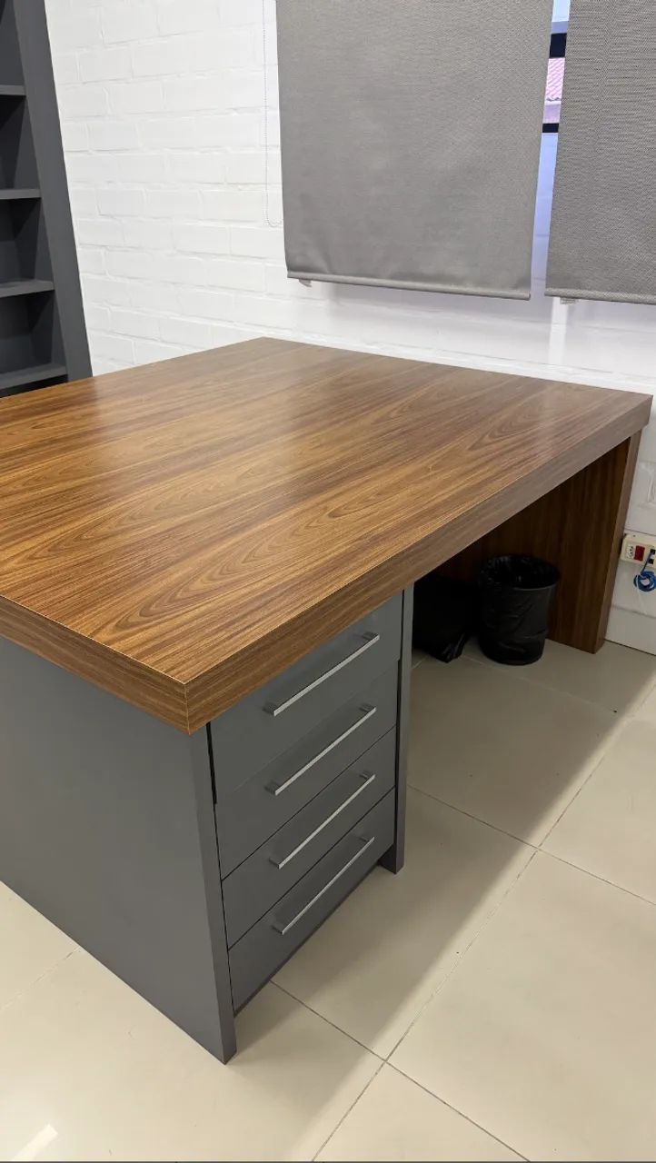 Mesa e estante de escritório - Foto 3