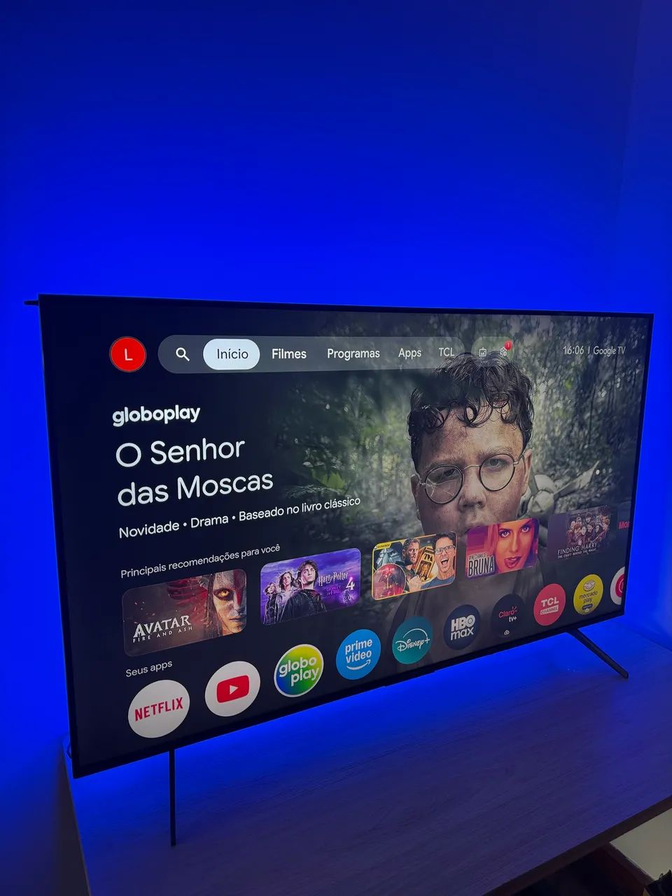 Smart Tv Tcl MiniLED 4k 55 polegadas - Impecável! - Foto 2