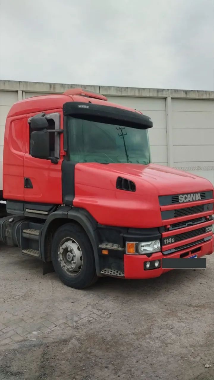 Conjunto Scania 114g 4x2 + carreta grade baixa 