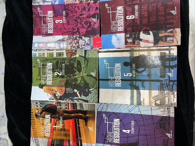 Vendo Livros High Resolution do 1 ao 6