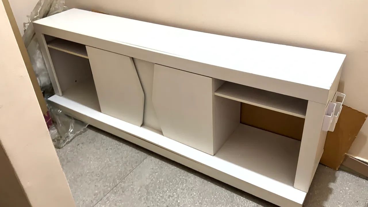 Rack branco para sala - Foto 5