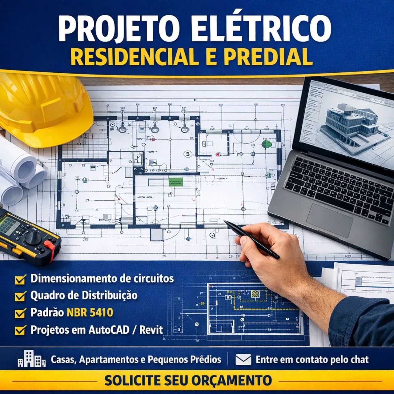 Projeto Elétrico Residencial e Predial
