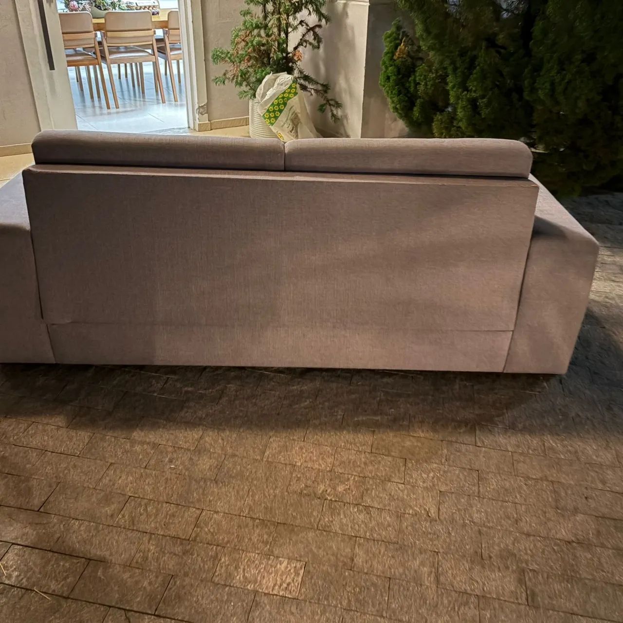 Sofá 2 lugares - 2,22m cinza457517279446968321