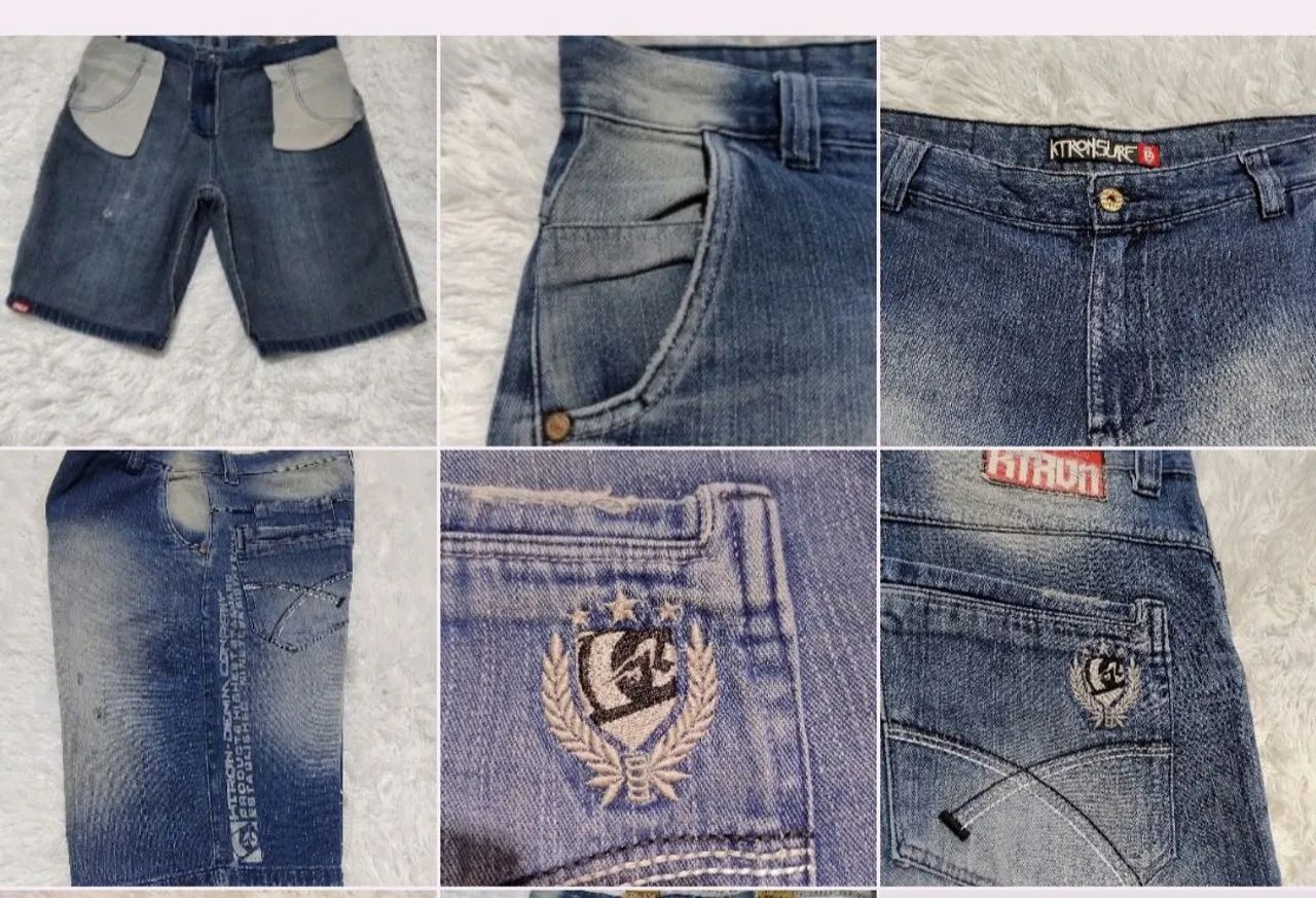 Bermuda Jeans Ktron Surf 48  - Foto 4