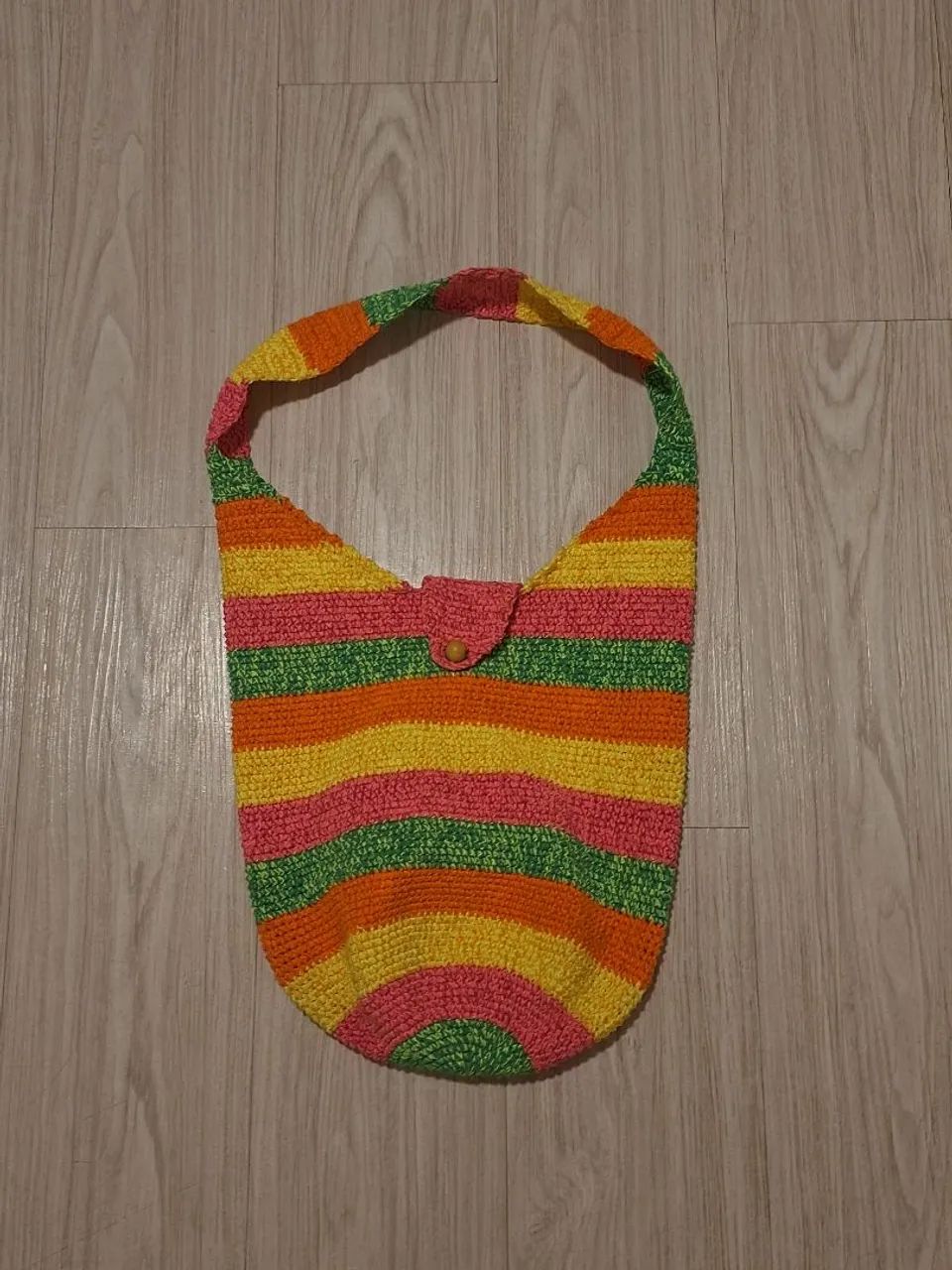 Bolsa de Crochê Colorida