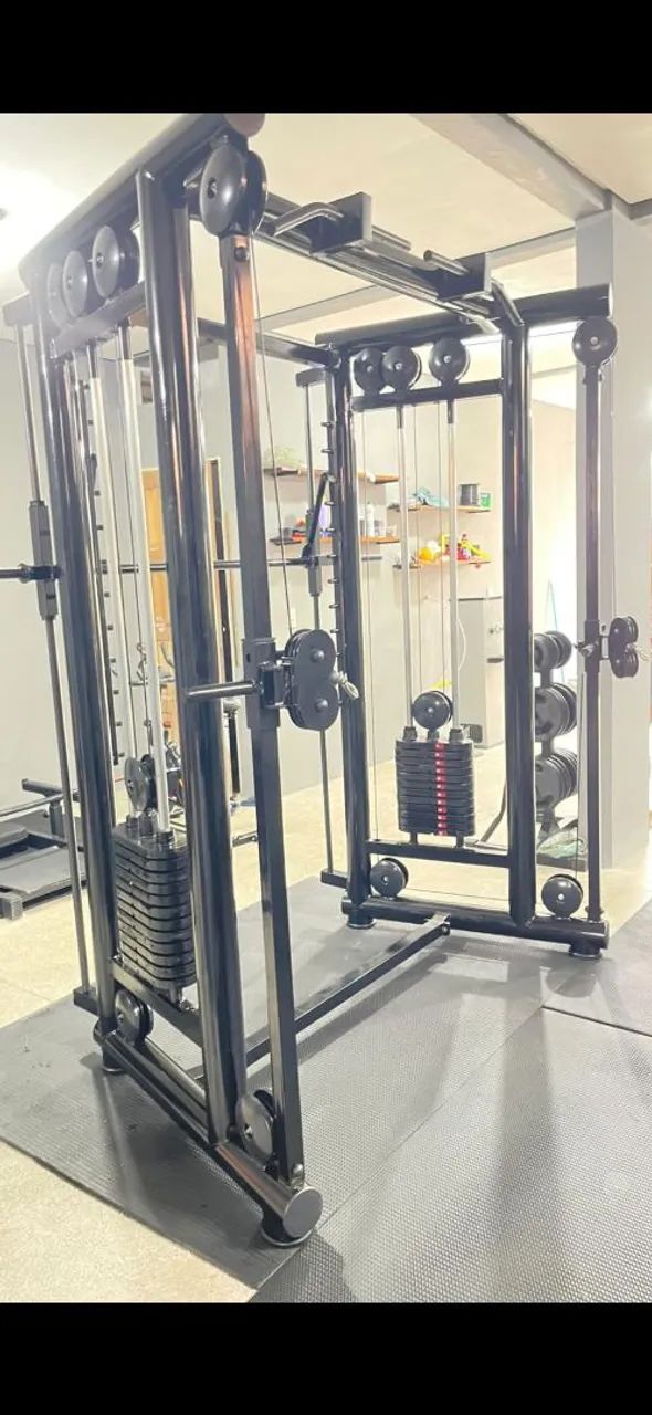 ?Crossover Funcional com Smith Machine Profissional