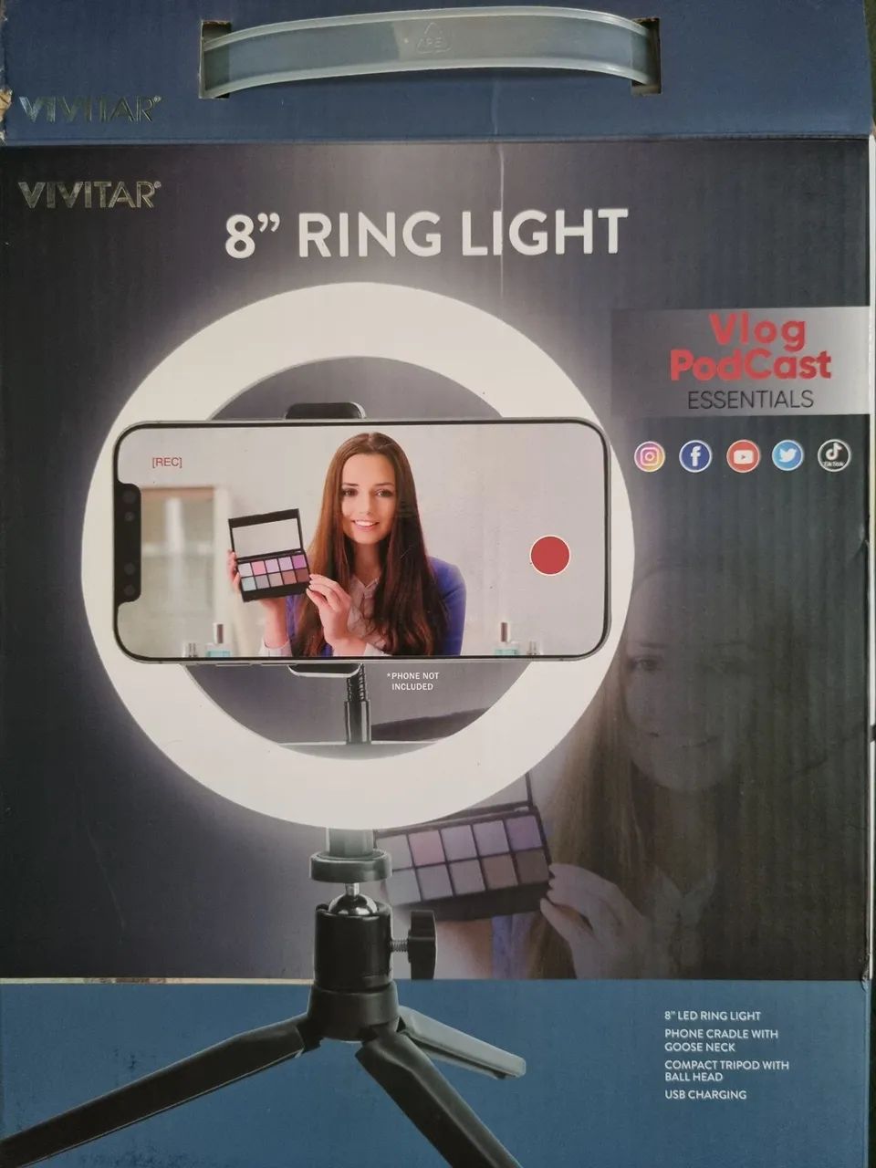 8" Ring light 