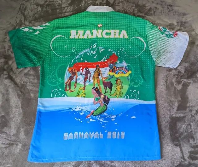 Camisa Harmonia Escola De Samba Mancha Verde Carnaval 2013 - Foto 5