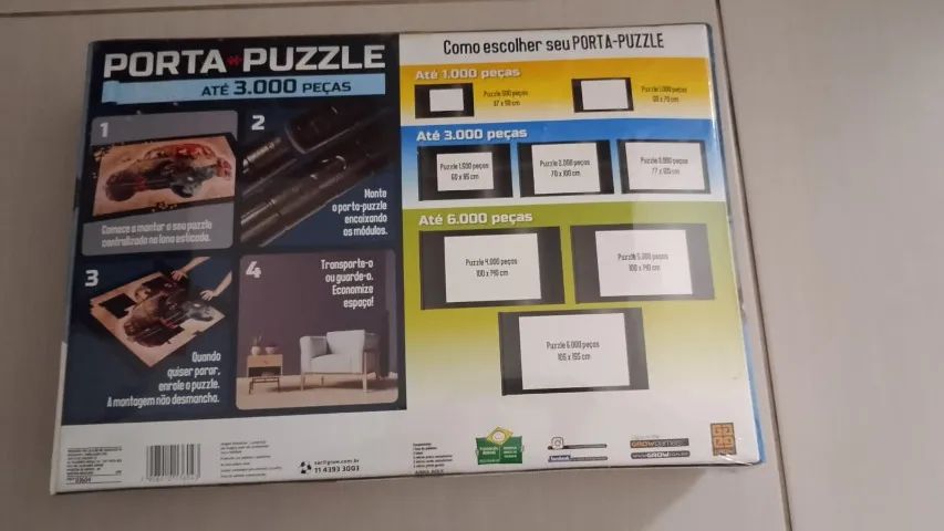 Porta Puzzle 3000 peças (lacrado) - Foto 2