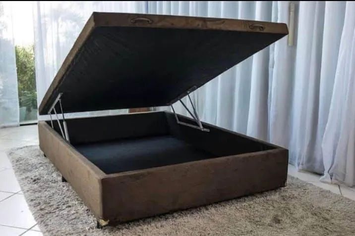 Cama box baú entrega imediata novo e embalados