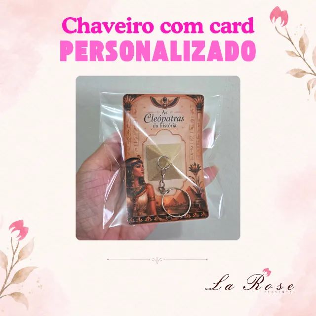 Chaveiro Personalizado com Card - Foto 3