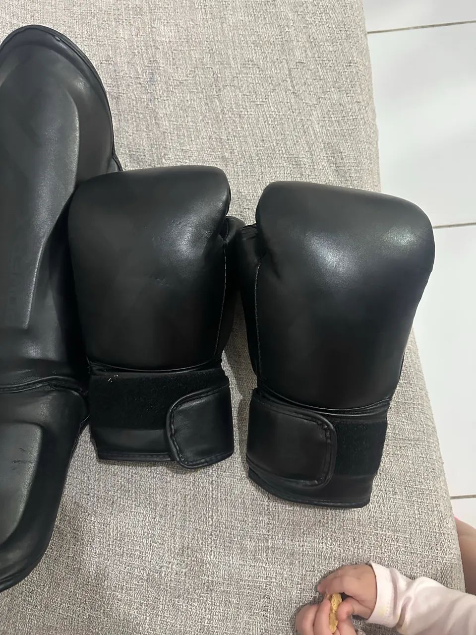 luva e caneleira de muay thai - Foto 5