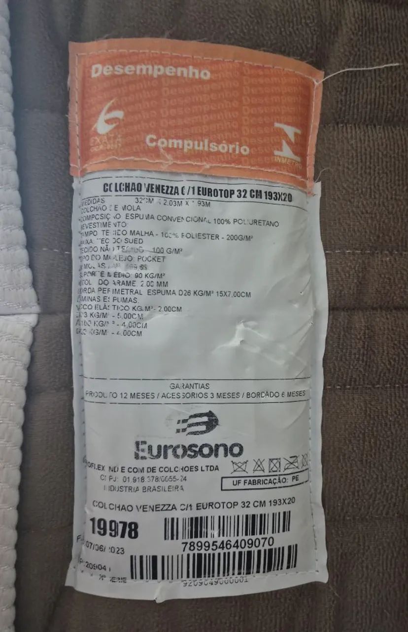 Cama Box King 2,03 x 1,93 Eurosono Venezza - Foto 2