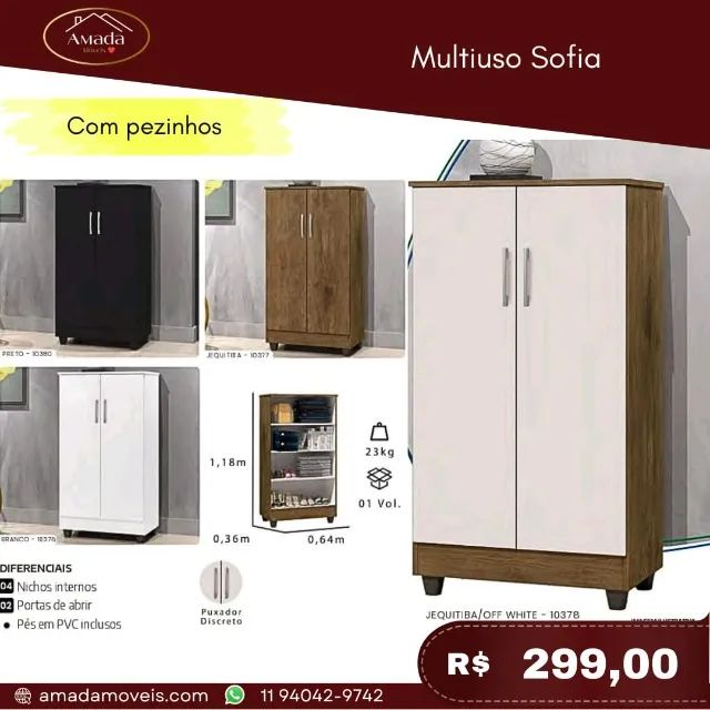 Multiuso Sofia, a pronta entrega 