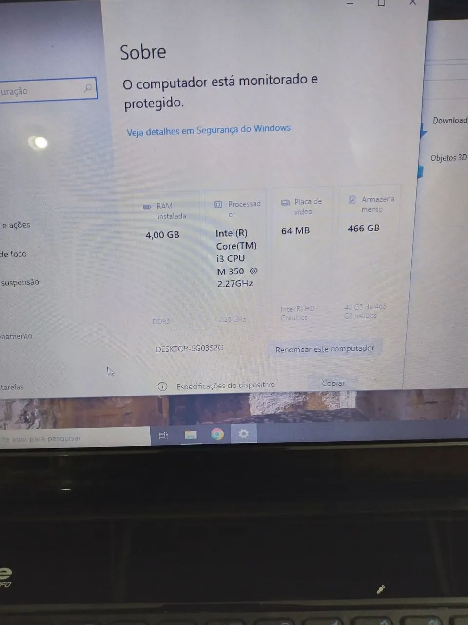 Notebook,  Formatado, Intel core i3, com garantia  - Foto 4