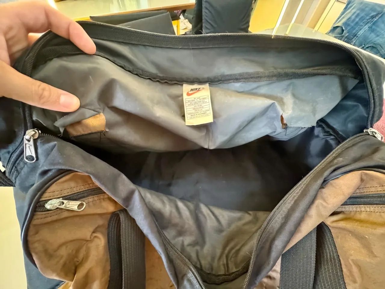 Bolsa de viagem anos 90 Nike  - Foto 4