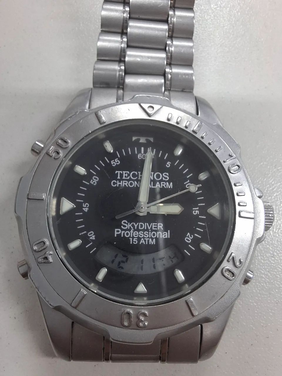 Relógio Technos Skydiver Perfeito Estado 