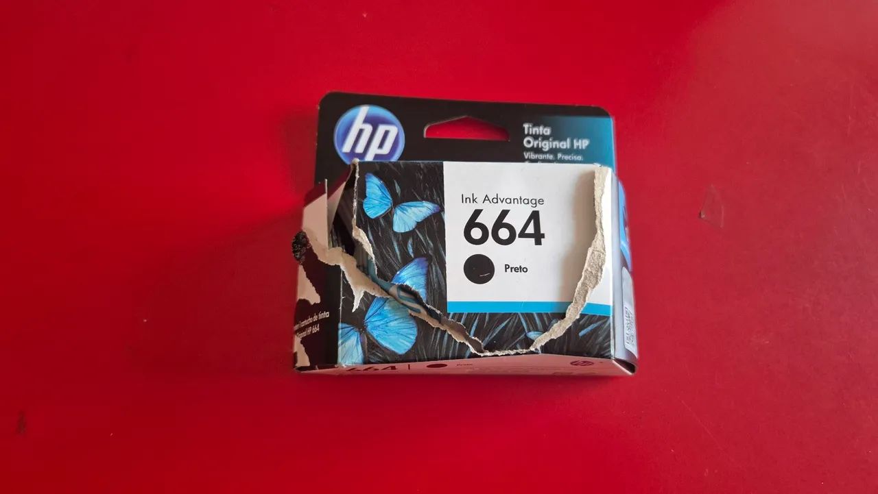 Cartucho hp 664 original preto - Foto 3