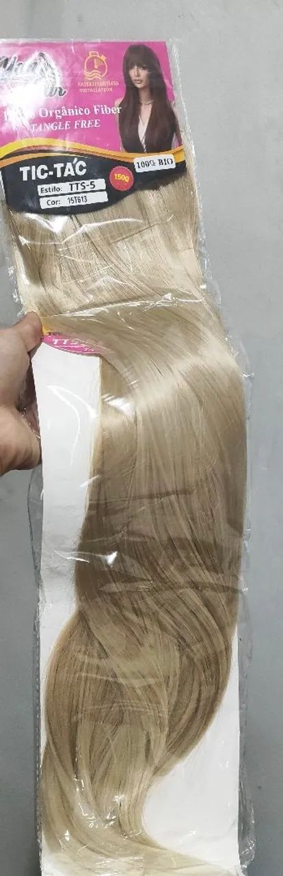 Cabelo tic-tac loiro - Foto 3