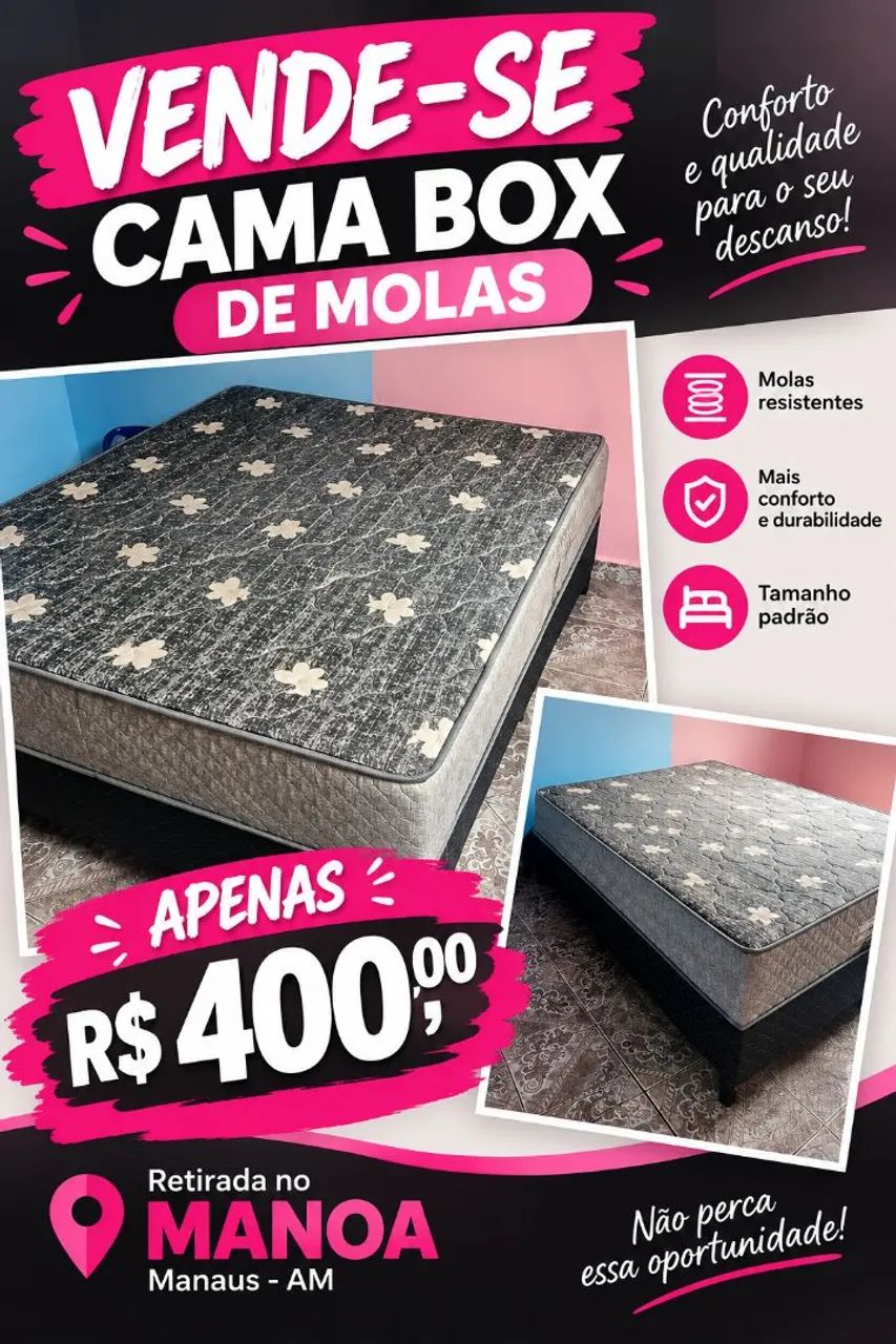 Cama de mola box - Foto 3