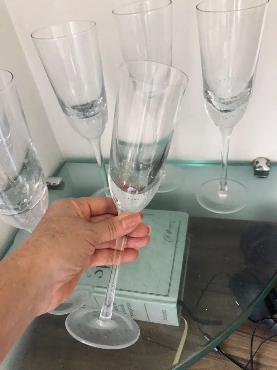 Taças em Cristal WOLF Champanhe  - Foto 2