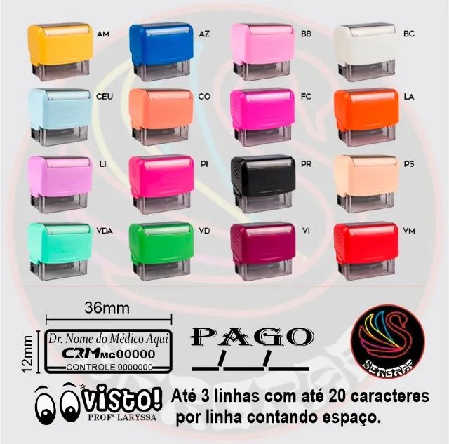 Carimbos Personalizados e Automáticos - Foto 4