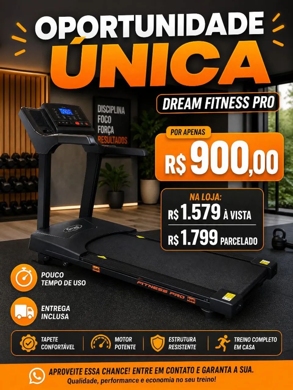 ? ESTEIRA DREAM FITNESS PRO - Foto 2